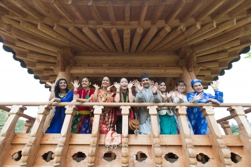 외국인 유학생들(기사와 직접 관련 없음). 전북대 제공