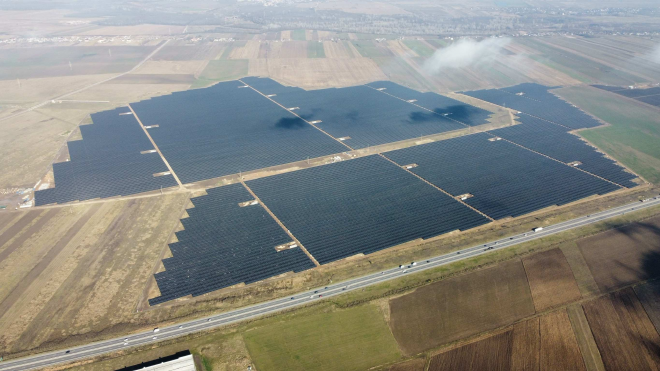 노파르 그룹이 건설 중인 루마니아 최대 규모의 태양광 발전 프로젝트. 출처: 노파르 홈페이지