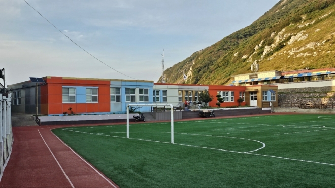 신안군 흑산도 홍도분교 전경