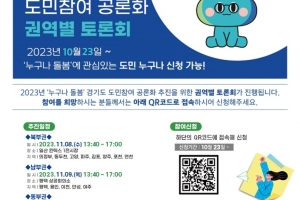 경기도, 도민 참여 공론화 의제로 ‘누구나 돌봄’ 선정