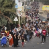 “백기 든 민간인 1만5천명 걸어나와”…가자지구 피란 본격화