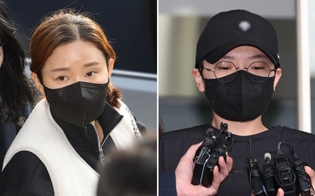 전 펜싱 국가대표 남현희(왼쪽)씨와 자신을 재벌 3세라고 속이고 수십억원대 투자 사기 등을 벌인 혐의로 기소된 전청조씨. 연합뉴스