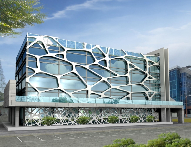 경남 진주시에 조성하는 서부권 창업 거점인 ‘그린 스타트업 타운’ 조감도. 경남도 제공