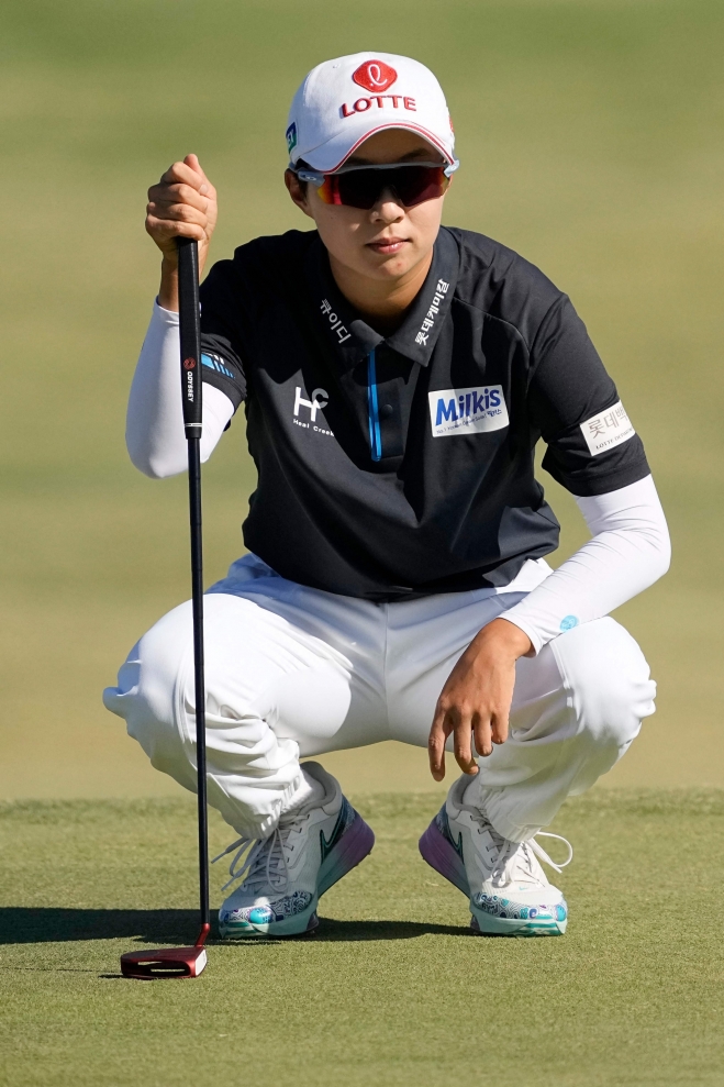 2023시즌 LPGA 투어에서 베어 트로피를 노리는 김효주. AFP 연합뉴스