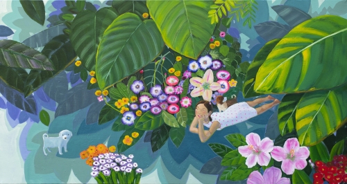 이존립, A Happy Day, 130.0x70.0cm, oil on canvas, 2023