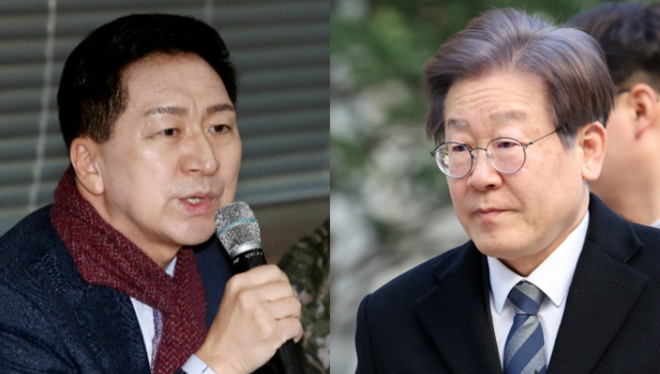 국민의힘 김기현(왼쪽) 대표와 더불어민주당 이재명(오른쪽) 대표.