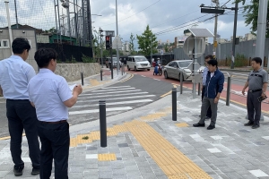 ‘안전 먼저’ 송파 아산병원 교차로 개선