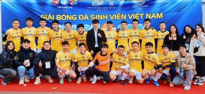 광주·전남  소재 대학에 다니는 베트남 유학생들이 최근 모여 축구대회를 펼쳤다.  조선대제공