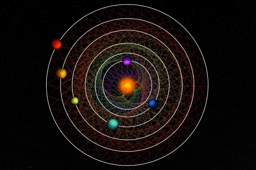 100광년 떨어진 코마 베레니스 자리에 있는 별 HD110067 주위를 정확한 공전 주기를 가진 6개의 행성을 발견했다.  © CC BY-NC-SA 4.0, Thibaut Roger/NCCR PlanetS