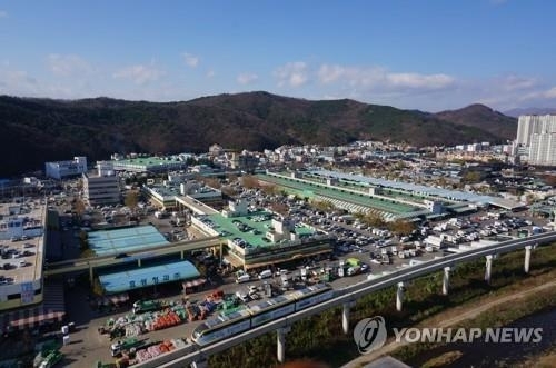 대구 북구 매천동 농수산물도매시장. 연합뉴스