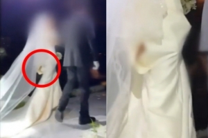 웨딩드레스 뜯어져 신부 ‘신체 노출’…업체 “요즘 어렵다” 선처 부탁