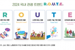 새해 관광트렌드는 ‘루트(R.O.U.T.E.)’…나만을 위한 5개 테마로 구성