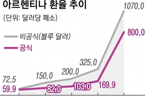 아르헨 페소화 54% 절하 ‘초강수’… 밀레이, 재정적자 감축 속도전