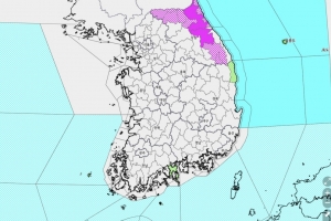 강원 고성·속초·양양 해역 ‘주의보’