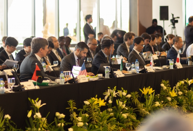 송인창 주요 20개국(G20) 국제협력대사가 11일~13일 브라질 브라질리에서 열린 ‘2024년 제1차 G20 셰르파 회의’에 참석했다. 외교부 제공