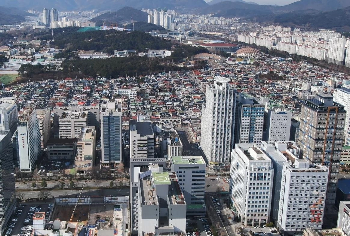 창원 도심 전경. 서울신문DB