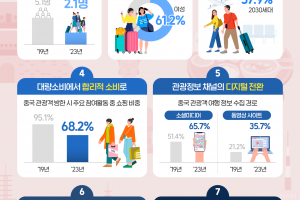 중국인 단체관광객 줄고, 개별관광객 늘었다