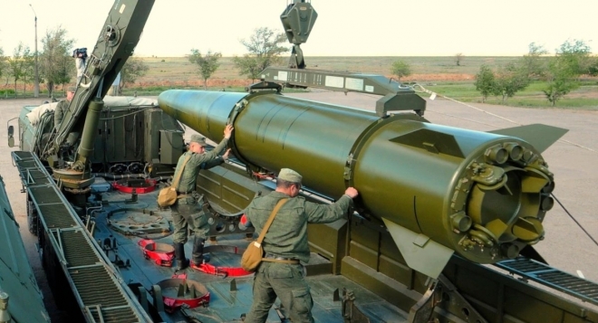 러시아제 이스칸데르 미사일 자료사진. 우크라이나군 홈페이지