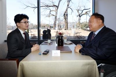 ‘국민의힘 입당’ 이상민, “한동훈 정치초보 아냐” [서울포토]