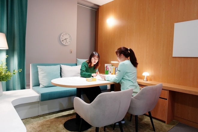 서울 중랑구정신건강복지센터에서 상담을 진행 중인 모습. 중랑구 제공