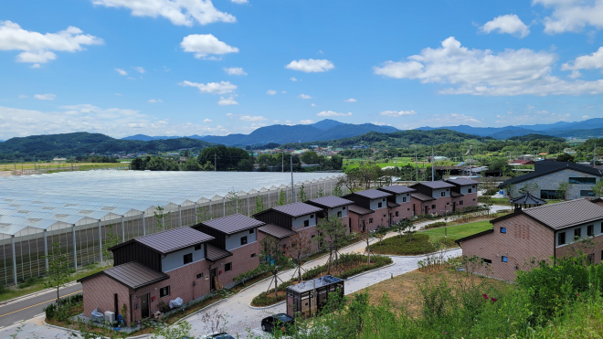 경북 상주 청년농촌보금자리 단지 전경. 농림축산식품부 제공