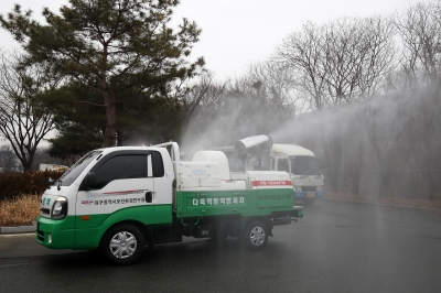 도축장 주변 돼지열병 방역