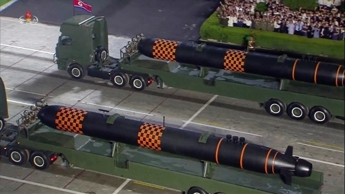 북한 전승절 열병식에 등장한 핵어뢰 ‘해일’