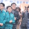 서천특화시장 227개 점포 잿더미 ‘강한바람도 원인’...尹-한동훈 피해 점검