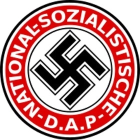 나치(국가사회주의 독일 노동자당) 로고. 서울신문 DB