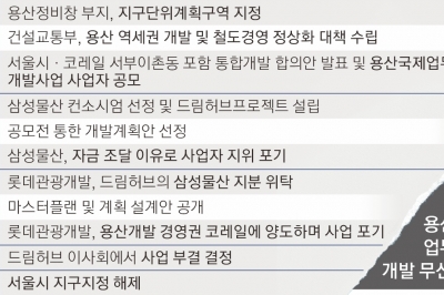 23년 표류한 ‘단군 이래 최대 개발’… 민관 개발로 위험 분산