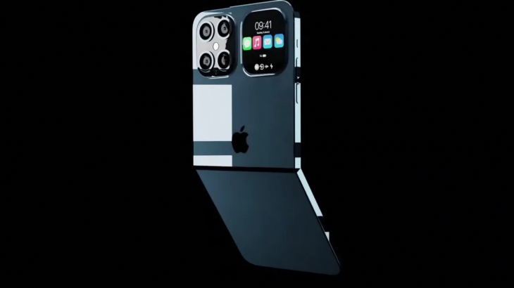 애플의 접이식 휴대전화 가상 이미지. 사진 유튜버 ConceptsiPhone 채널