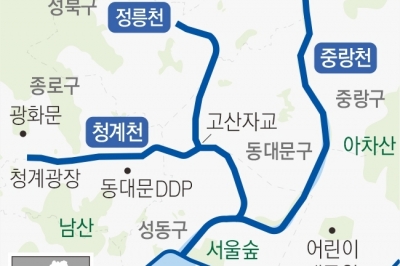 정릉천·청계천·중랑천·한강 연결… 도심 잇는 자전거도로 오늘 개통