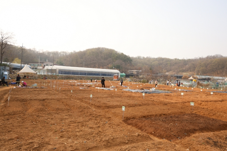 구로구 궁동에 위치한 주말농장. 오는 23일까지 이용자 분양 신청을 받는다.   구로구 제공