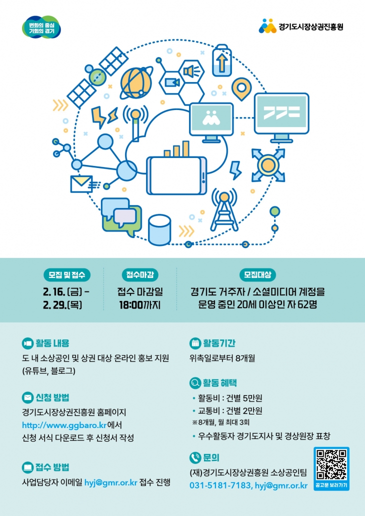 2024년 경기도 소셜미디어 홍보단 모집 jpg