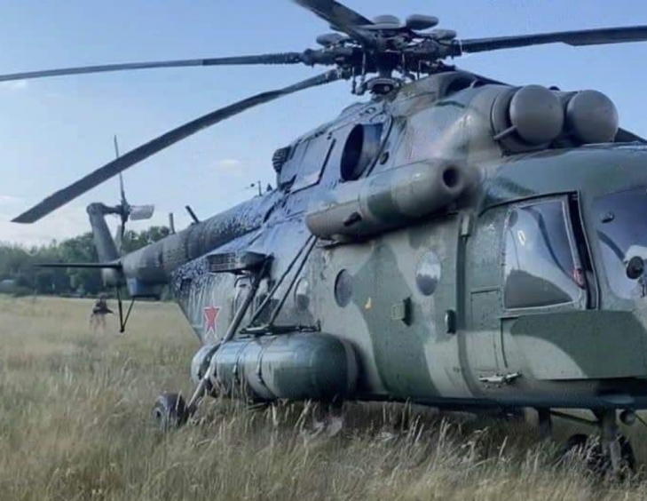 2023년 우크라이나 하르키우에서 노획된 러시아 Mi-8AMTSh 헬리콥터. (기사 내용과 직접 관련 없음)