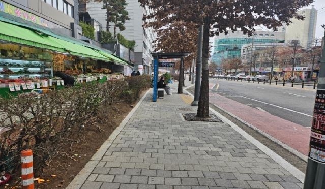 2024년 스마트쉘터 신설 예정인 북가좌동 내 버스정류소.
