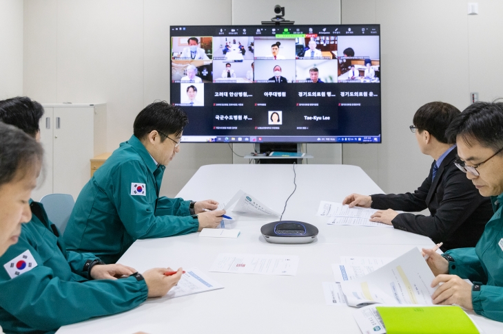 21일 오전 경기도 응급의료협의체 회의 장면(경기도 제공)