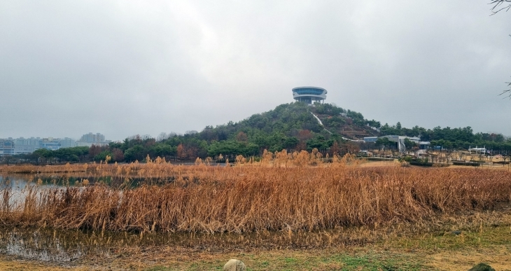 나주시 빛가람혁신도시 내 호수공원 전경. 나주시 제공