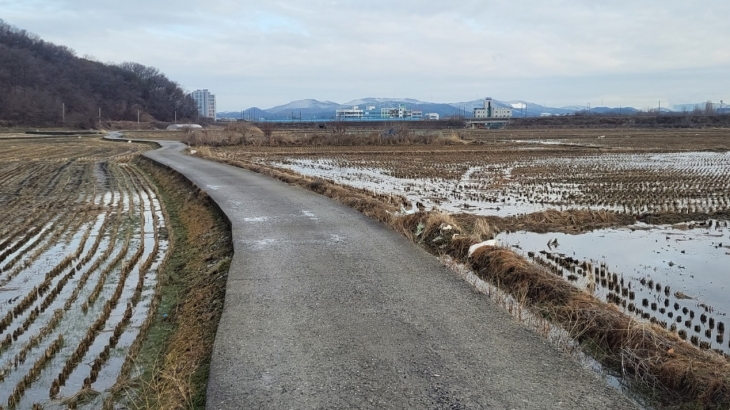 충남 아산 풍기역 지구 도시개발사업지구. 독자 제공