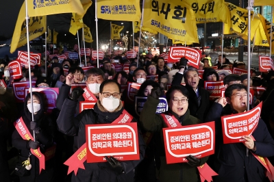 전국 의사 대표들 “정부가 일방적으로 정책 강행하면 끝까지 저항”