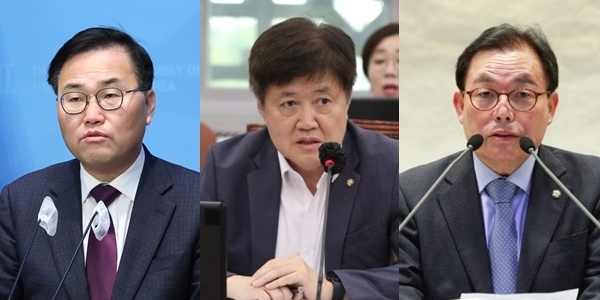홍석준(왼쪽부터), 유경준, 이채익 국민의힘 의원. 연합뉴스·뉴스1