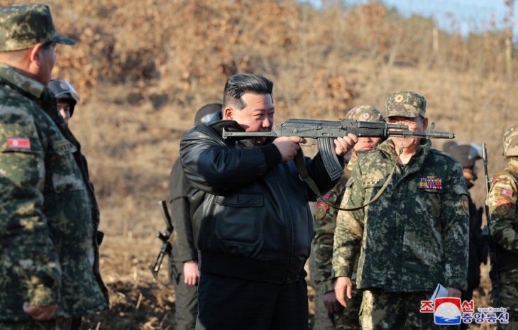 김정은 북한 국무위원장. 조선중앙통신