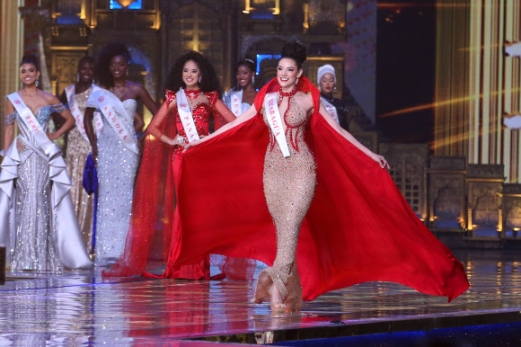 Nicaragua‘s Mariela Cerros competes in the finale of the 71st Miss World contest in Mumbai, India, 09 March 2024. The pageant ran under the motto ’Beauty with a Purpose‘. EPA 연합뉴스
