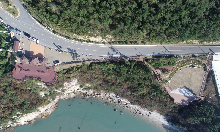 진도군 세방낙조전망대 전경