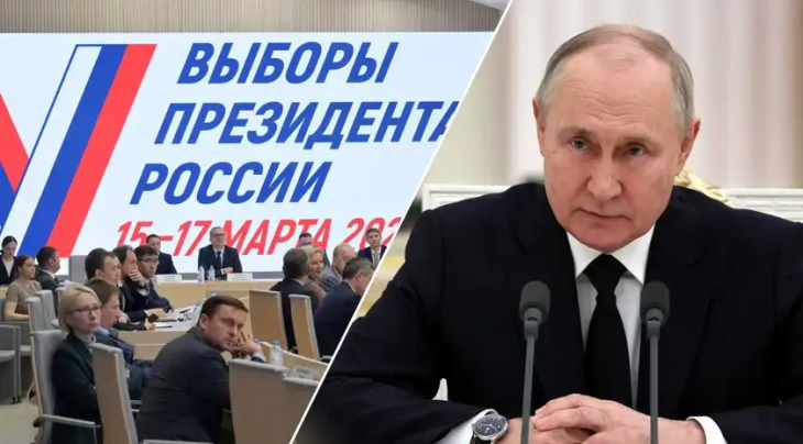 오는 15일부터 17일까지 치러지는 러시아 제8대 대통령 선거와 관련한 선거관리위원회의 대선 캠페인 로고는 승리의 ‘V’다.