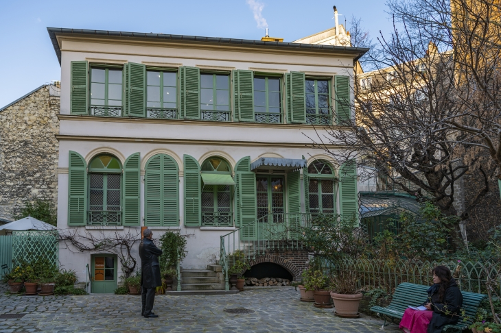 파리 낭만주의 미술관의 전경. 조르주 상드가 살아 있었을 당시 이 저택의 2층에서 내려다보면 파리의 풍경이 한눈에 내려다보였다고 한다.