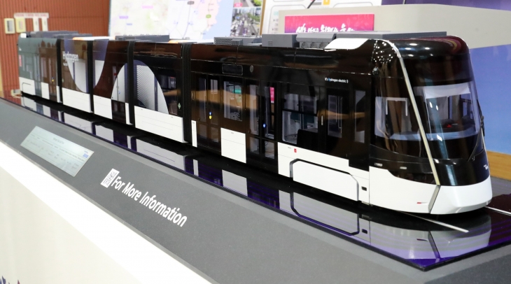 울산도시철도 1호선에 도입될 수소전기트램. 울산시 제공