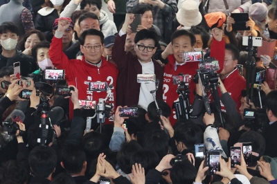 ‘윤·한 갈등’ 훌훌 털어낸 한동훈, 대구·경산서 홀대론 잠재우기