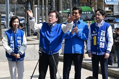 “전 국민 25만원 지원금”… 李, 경제파탄 심판 강조