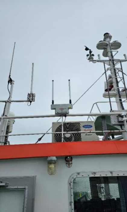 전북특별자치도 연안여객선에 설치된 와이파이 장치